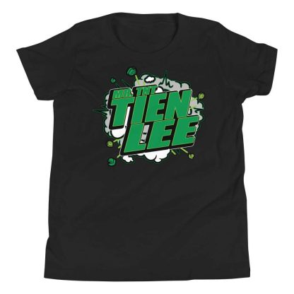 Mr. TnT Tien Lee "“Exploding Tien Lee Silver & Green”" Youth Short Sleeve T-Shirt