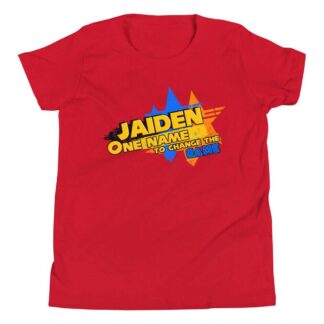 JAIDEN "One Name To Change The Game" Youth Short Sleeve T-Shirt
