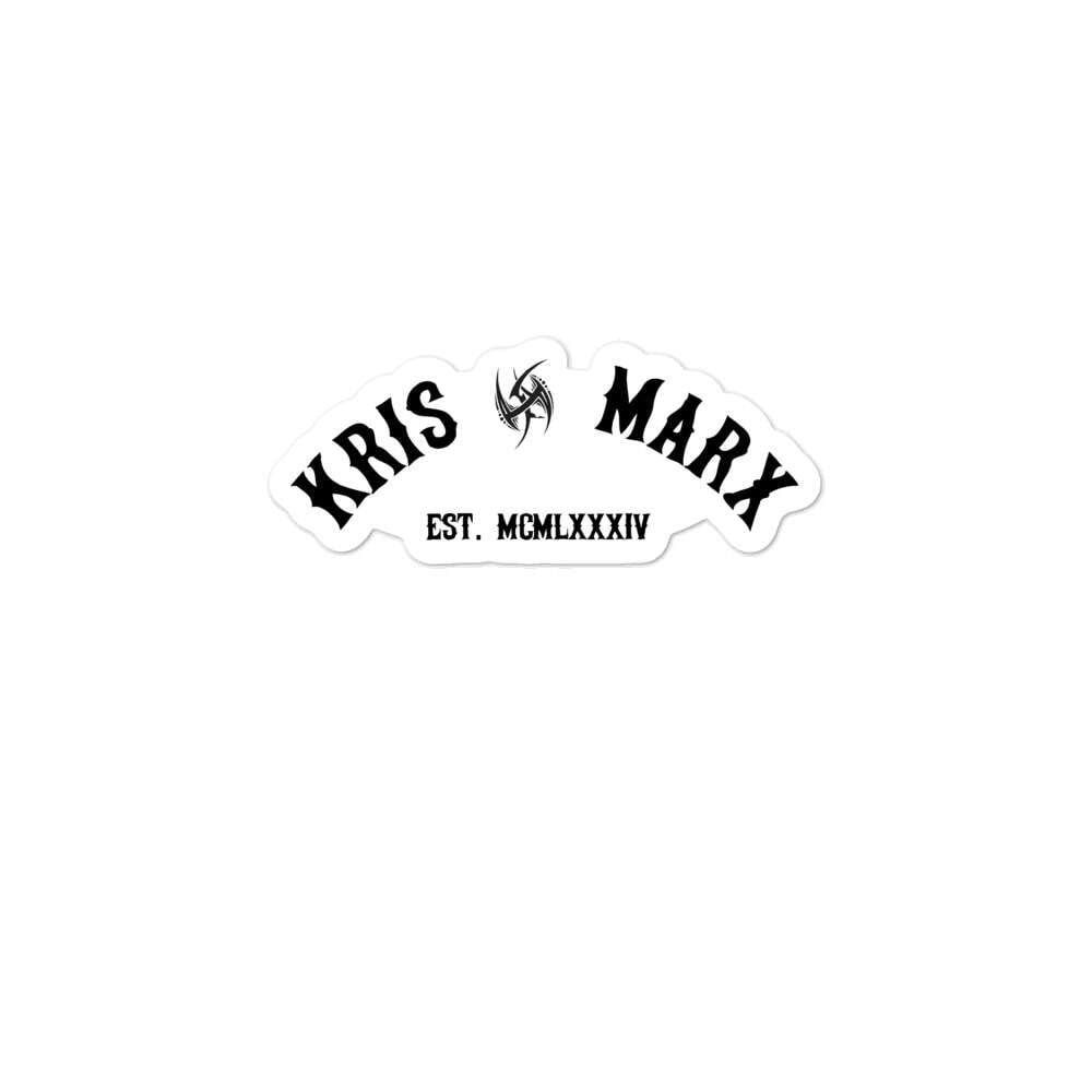 Kris Marx "Claw - Name" Bubble-free stickers