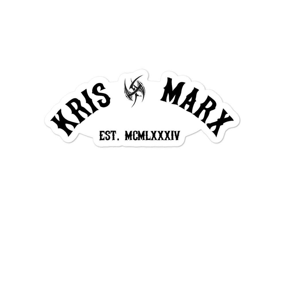 Kris Marx "Claw - Name" Bubble-free stickers