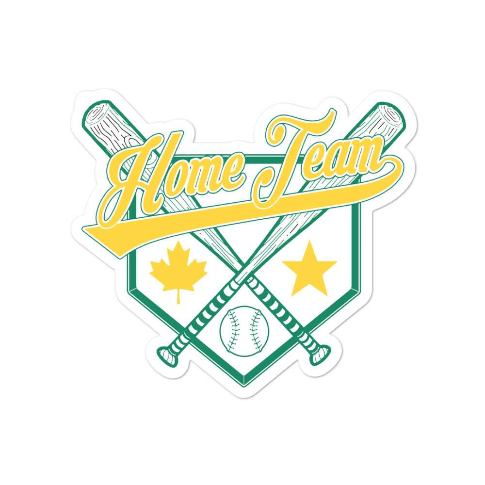 The Great Bambina "Home Team Oakland Edition" Bubble-free stickers