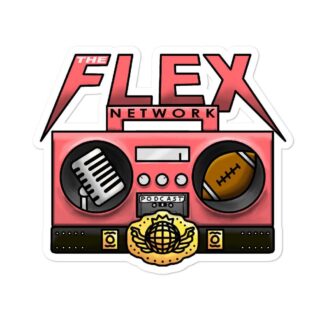 The Flex Network "The Flex Network Emblem" Bubble-free stickers