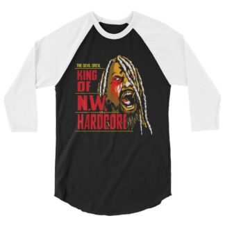 Drexl "House of NW Hardcore" 3/4 sleeve raglan shirt