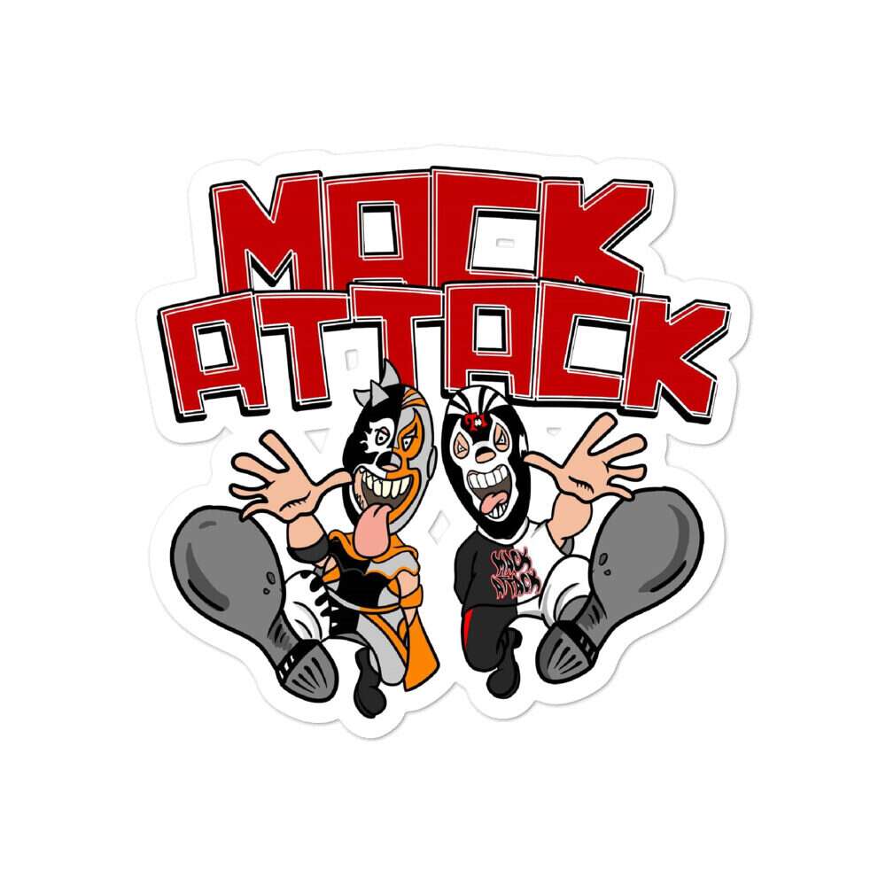 Mack Attack "Lucha Pokus" Bubble-free stickers