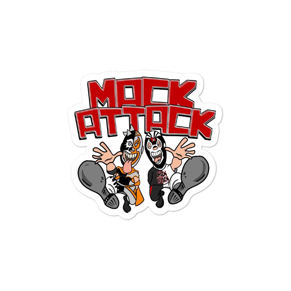 Mack Attack "Lucha Pokus" Bubble-free stickers
