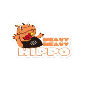 Shay Cash "Heavy Hippo" Bubble-free stickers