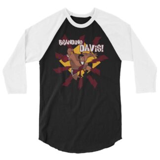 Brandino Davis "#1" 3/4 sleeve raglan shirt