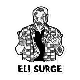 Eli Surge "BRAIN EATER" Bubble-free stickers