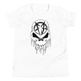 Funny Bone "Melting Skull" Youth Short Sleeve T-Shirt