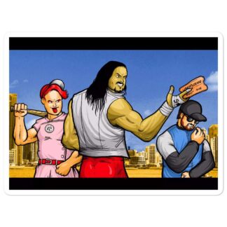 Joey Gonzo "KoF-The Mama and the Papa" Bubble-free stickers
