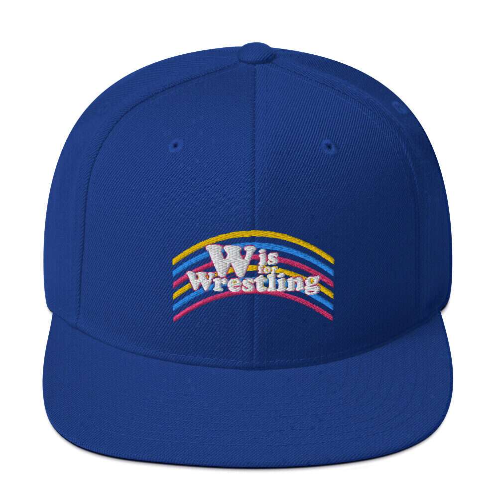 Referee Huddle "W is for Wrestling!" Snapback Hat