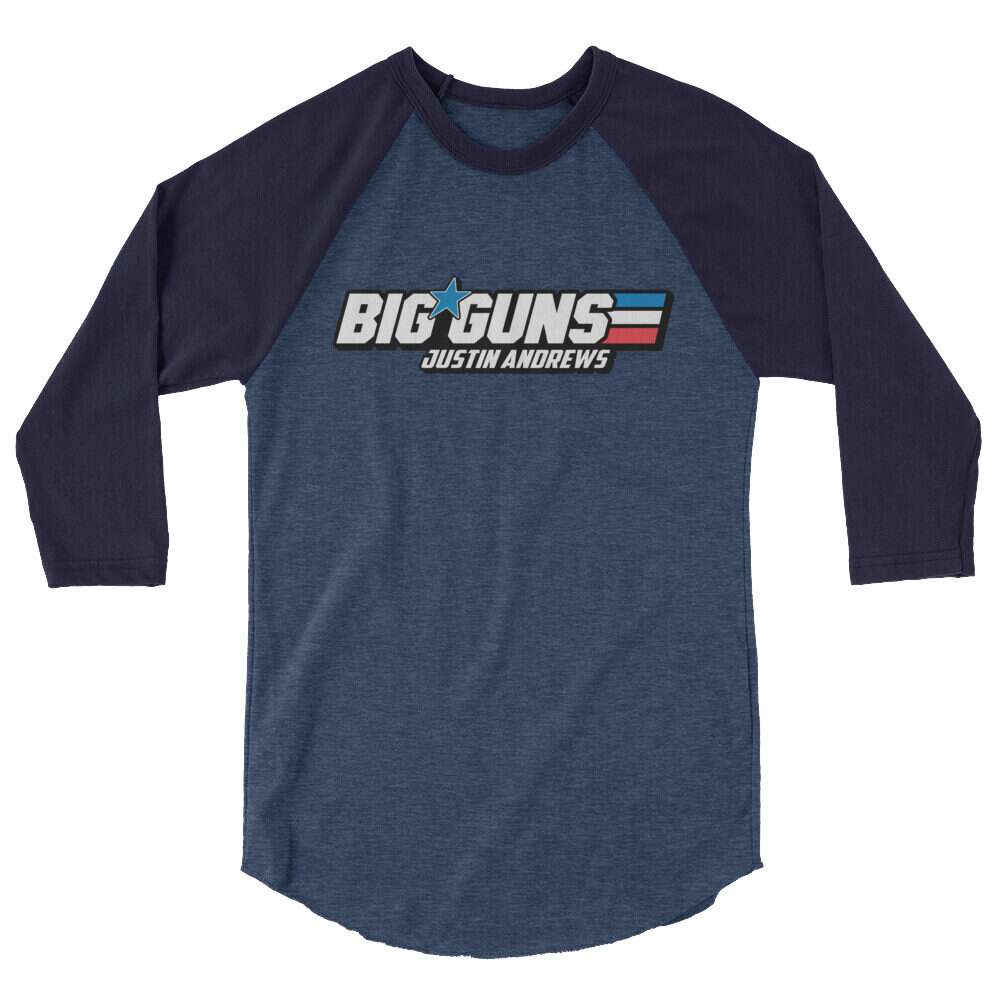 Justin Andrews "G.I. Justin" 3/4 sleeve raglan shirt