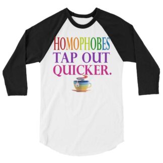 Gwen Neodonna "Tap Fast" 3/4 sleeve raglan shirt