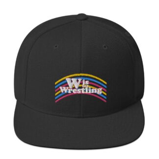 Referee Huddle "W is for Wrestling!" Snapback Hat