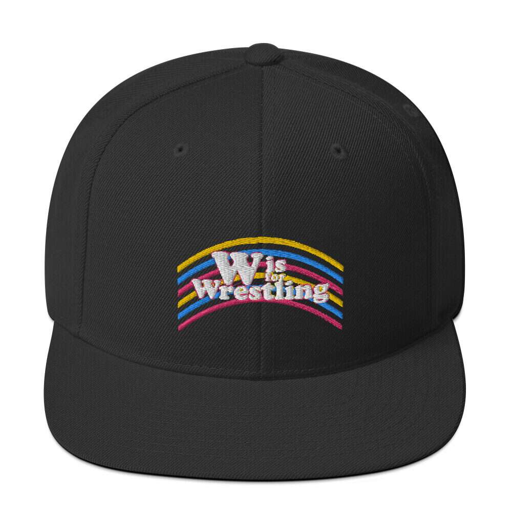 Referee Huddle "W is for Wrestling!" Snapback Hat