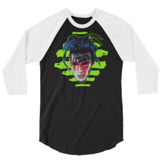 JAIDEN "Bloody Unbelievable" 3/4 sleeve raglan shirt