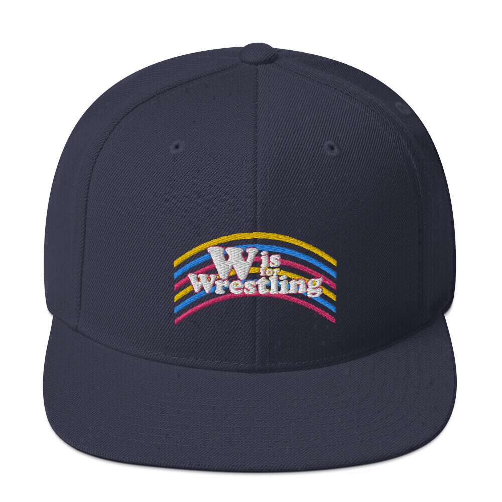 Referee Huddle "W is for Wrestling!" Snapback Hat