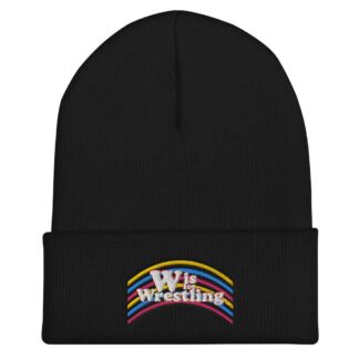 Referee Huddle "W is for Wrestling!" Cuffed Beanie