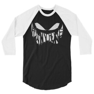 Funny Bone "smile" 3/4 sleeve raglan shirt