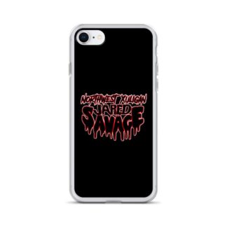 Jared Savage "Text Logo" iPhone Case
