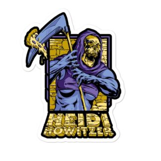 Heidi Howitzer "I Am Not Nice" Bubble-free stickers