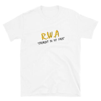 Serza “R.W.A (Revolution With Attitude) Gold” Short-Sleeve Unisex T-Shirt