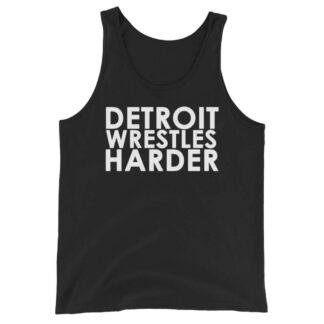 Chuck Stein "Detroit Wrestles Harder" Unisex Tank Top
