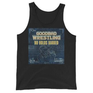 GoodBad Wrestling: No Holds Barred "Old School Logo" Unisex Tank Top