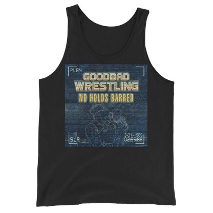 GoodBad Wrestling: No Holds Barred "Old School Logo" Unisex Tank Top