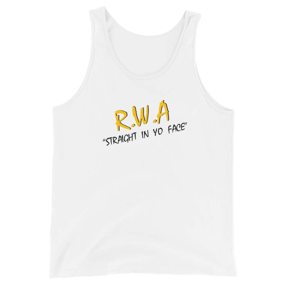 Serza “R.W.A (Revolution With Attitude) Gold” Unisex Tank Top
