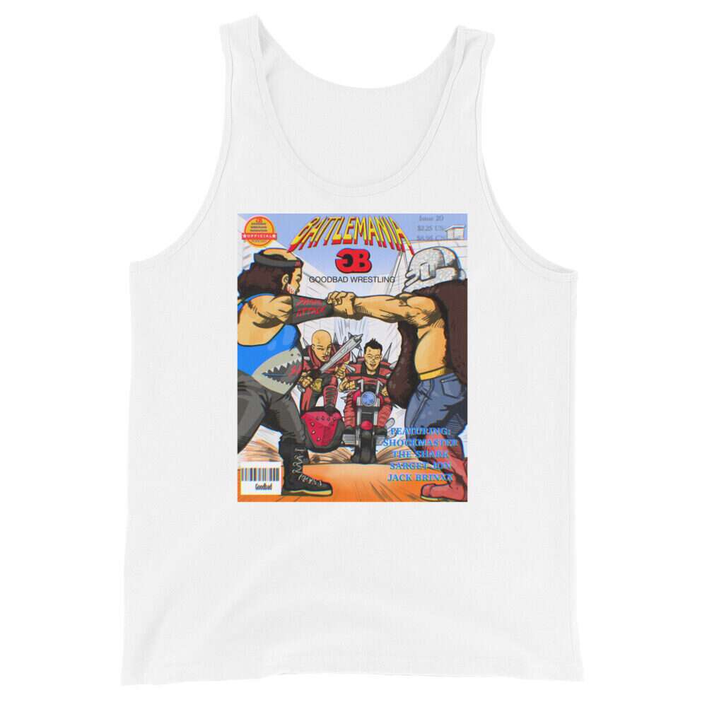 GoodBad Wrestling: No Holds Barred "BattleMania" Unisex Tank Top