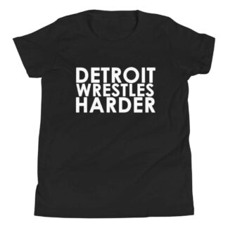 Chuck Stein "Detroit Wrestles Harder" Youth Short Sleeve T-Shirt