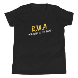 Serza “R.W.A (Revolution With Attitude) Gold” Youth Short Sleeve T-Shirt