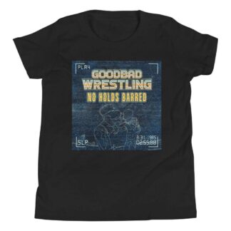 GoodBad Wrestling: No Holds Barred "Old School Logo" Youth Short Sleeve T-Shirt