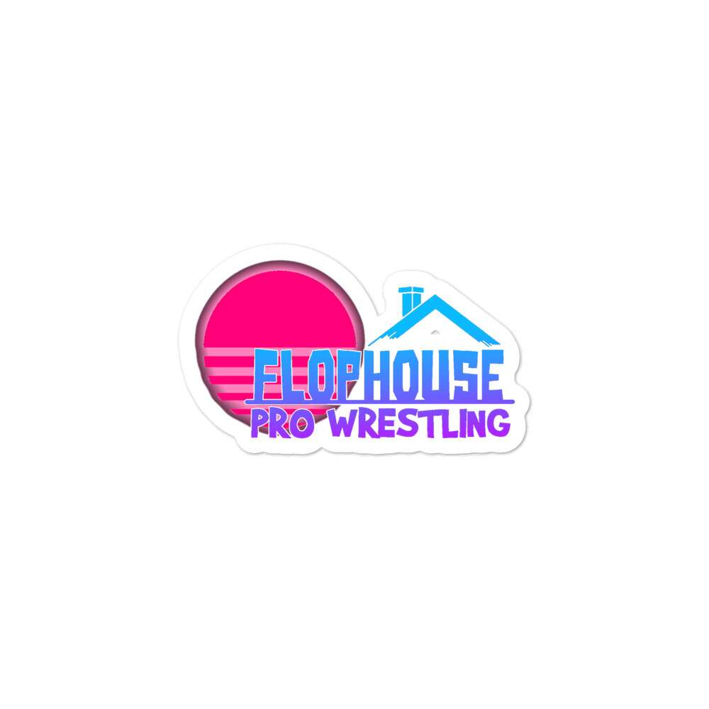 Flophouse Wrestling "LoFi Flophouse" Bubble-free stickers