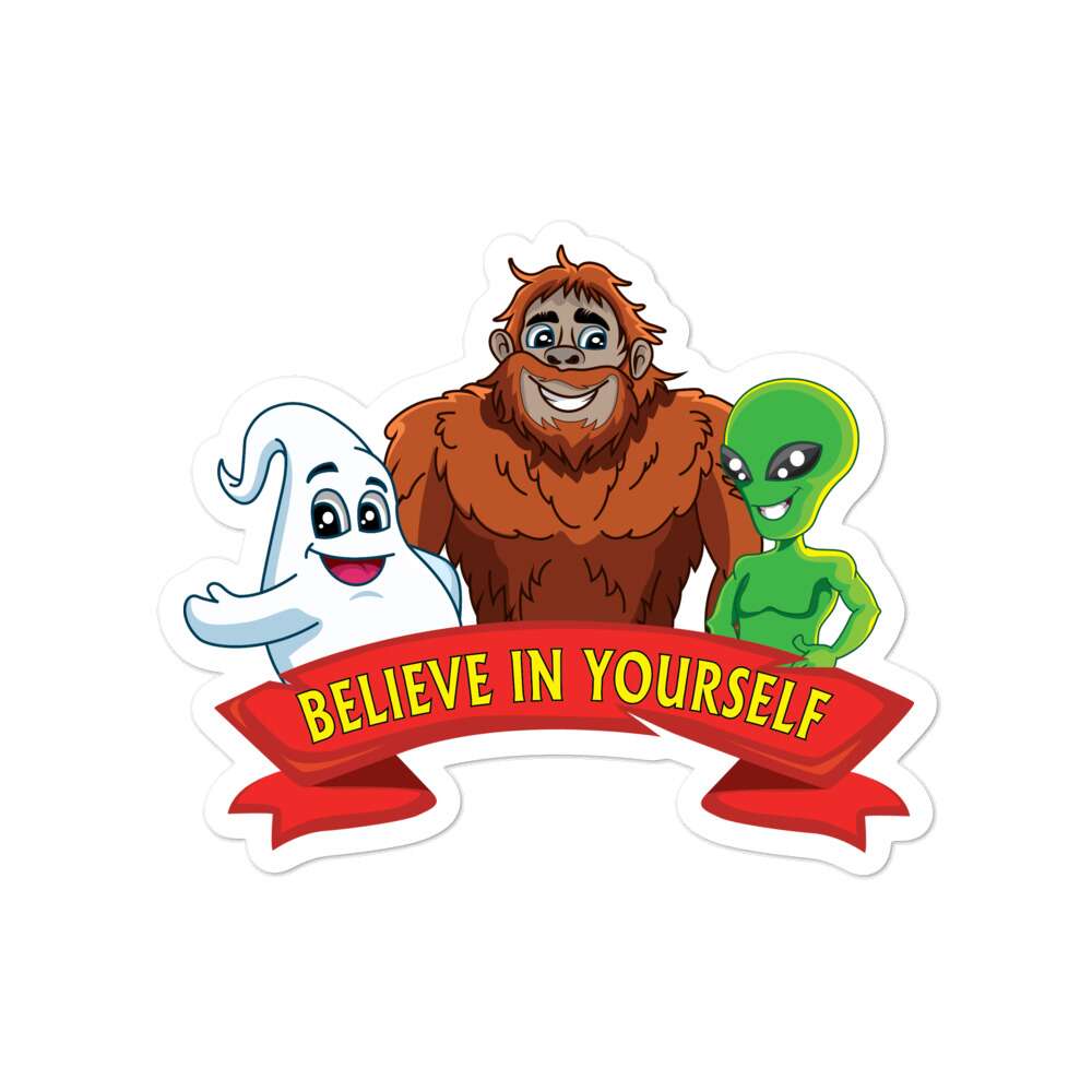 Eli Surge "BELIEVE IN YOURSELF" Bubble-free stickers