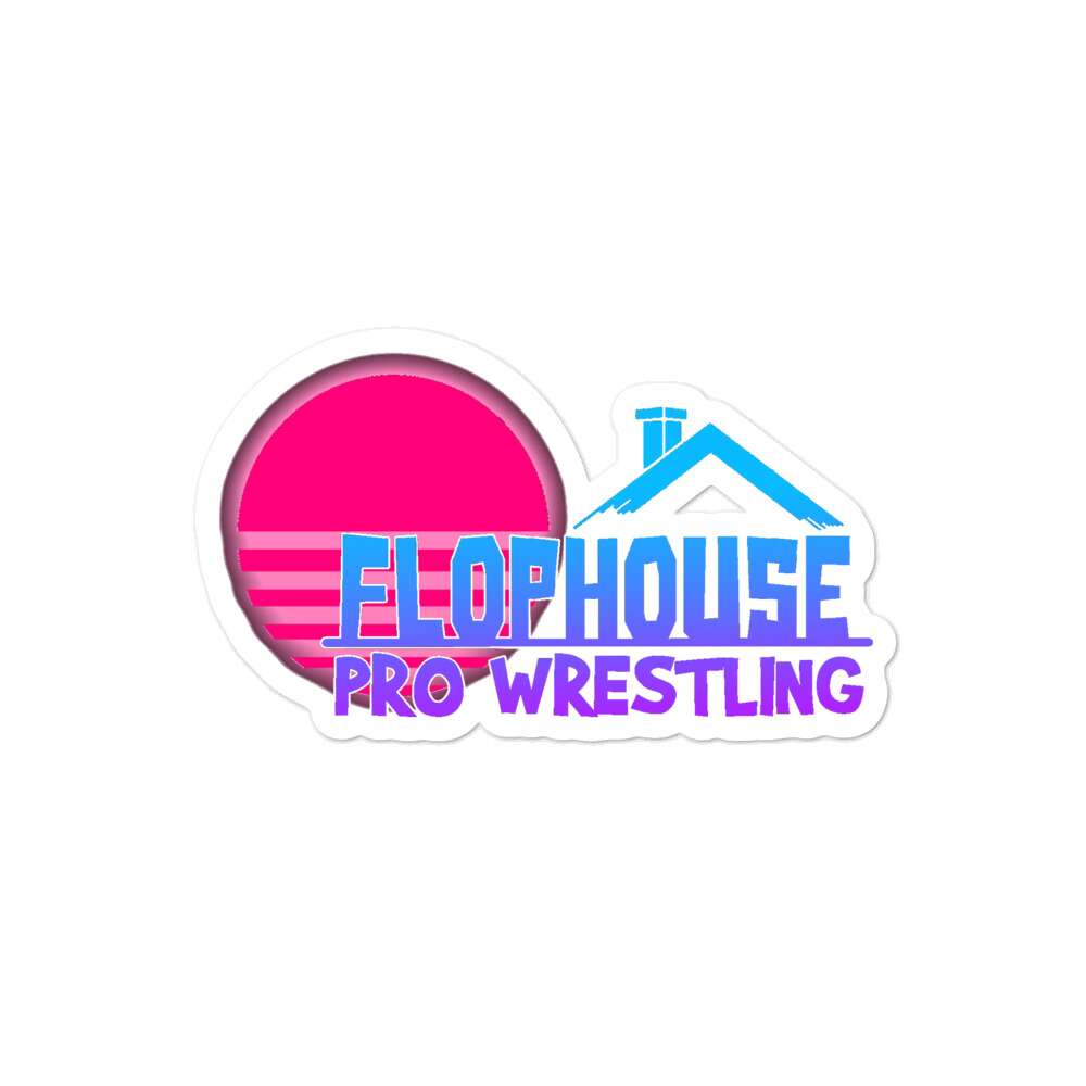 Flophouse Wrestling "LoFi Flophouse" Bubble-free stickers