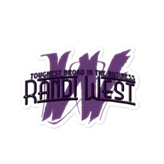 Randi West "Toughest" Bubble-free stickers