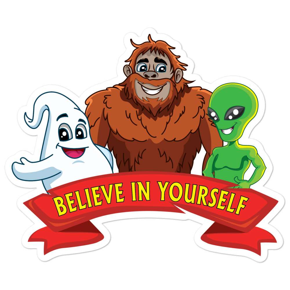 Eli Surge "BELIEVE IN YOURSELF" Bubble-free stickers
