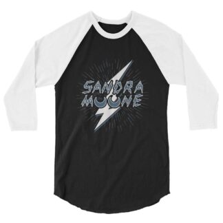 Sandra Moone "Electric Moone" 3/4 sleeve raglan shirt