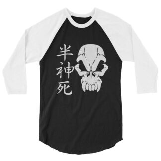 Funny Bone "DEATH GOD" 3/4 sleeve raglan shirt