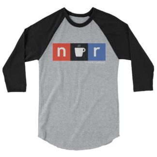 Nick Radford "N☕R" 3/4 sleeve raglan shirt