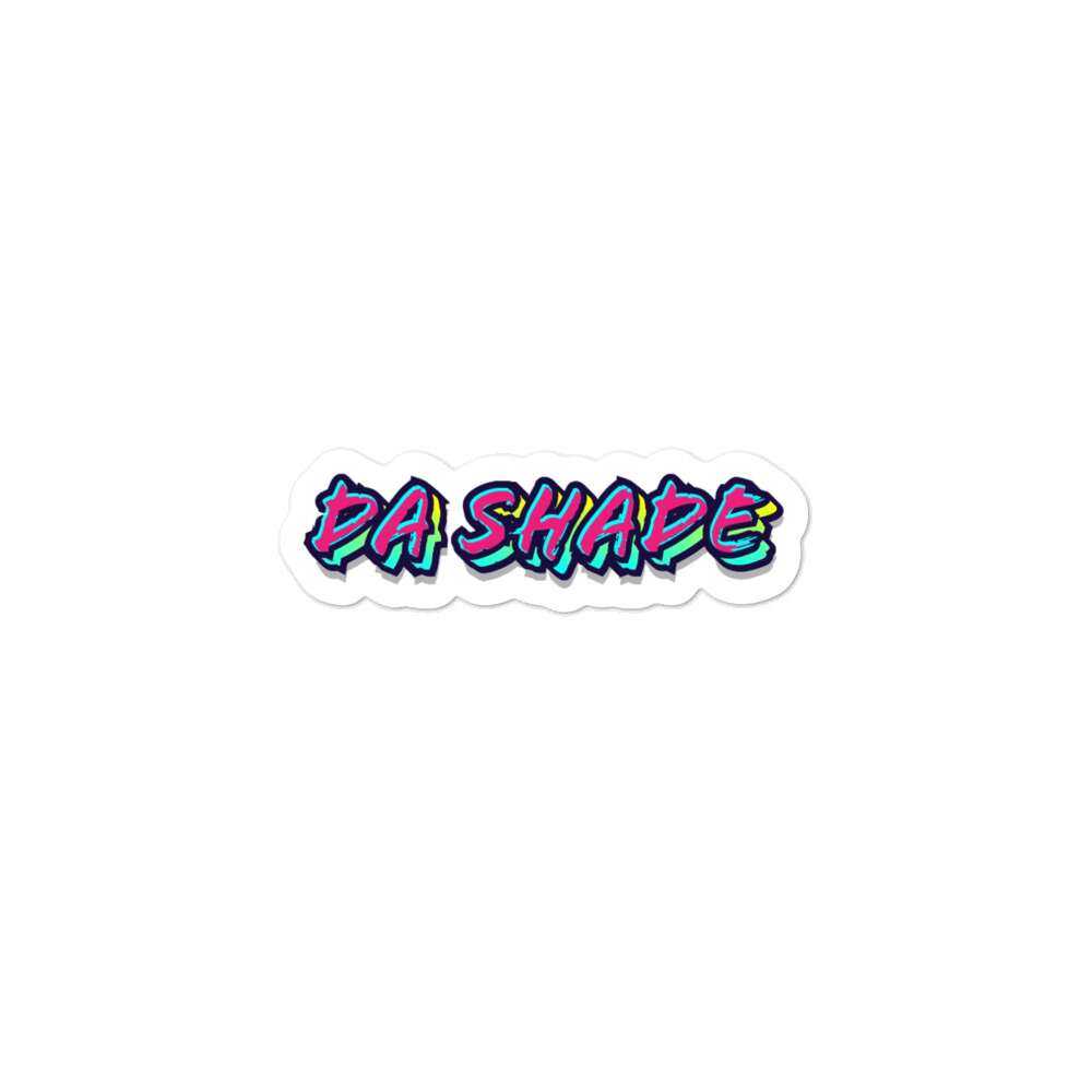 Da Shade "Shiny Shade" Bubble-free stickers