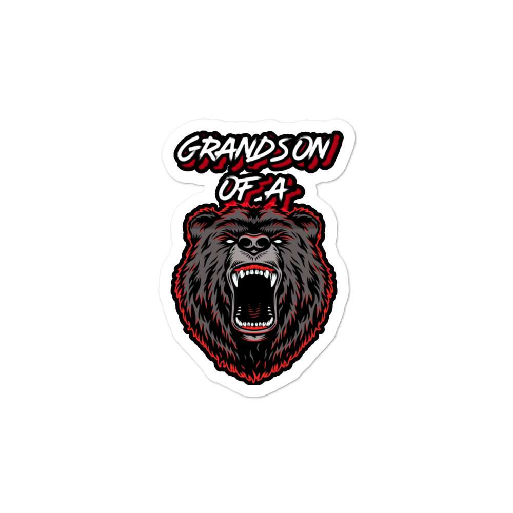 Bo Sawyer "Grandson of a Bear" Bubble-free stickers