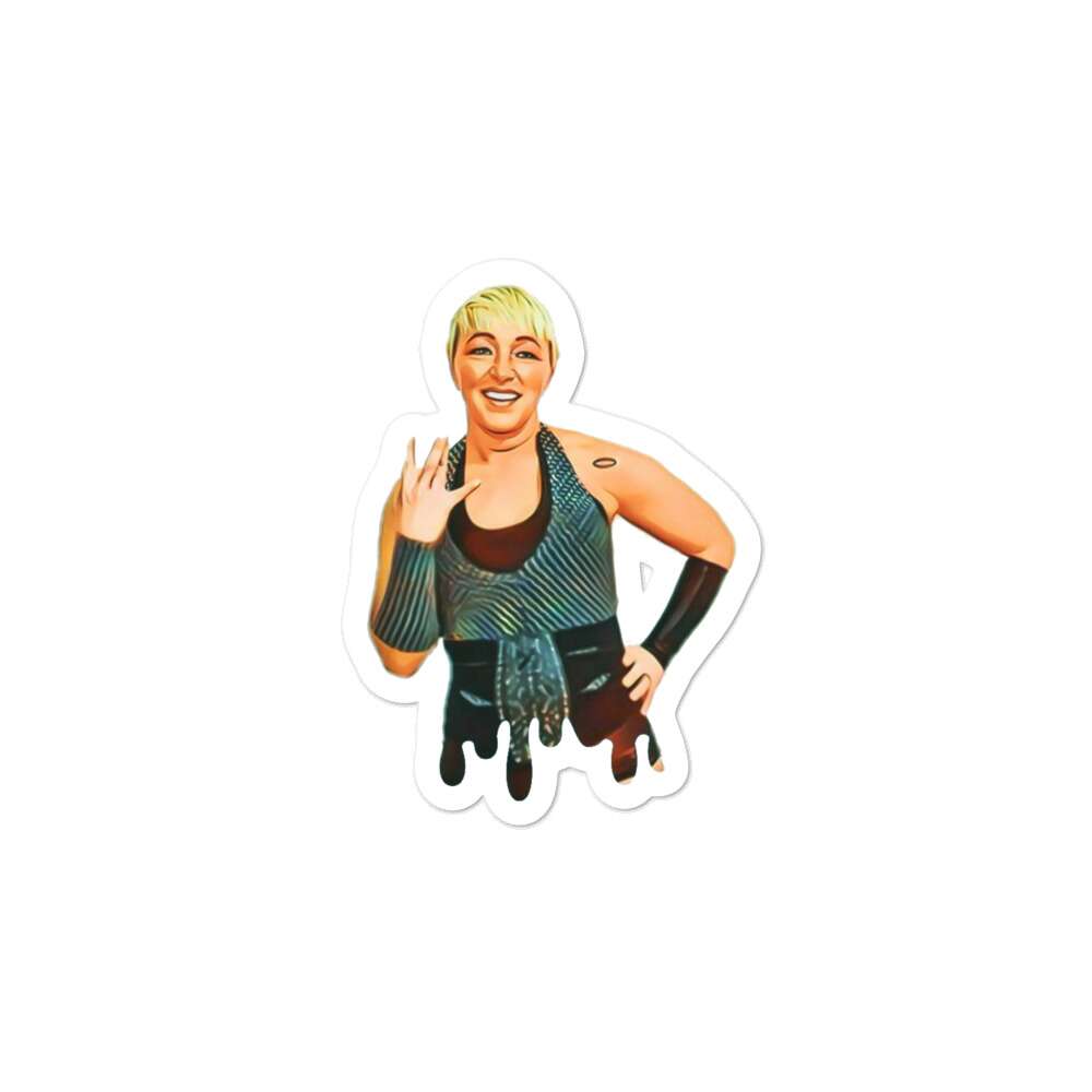 Randi West "W" Bubble-free stickers