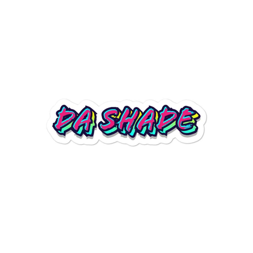 Da Shade "Shiny Shade" Bubble-free stickers