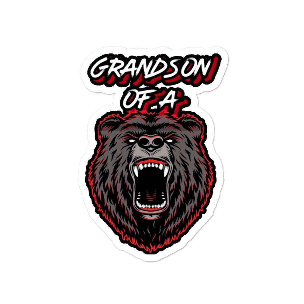 Bo Sawyer "Grandson of a Bear" Bubble-free stickers