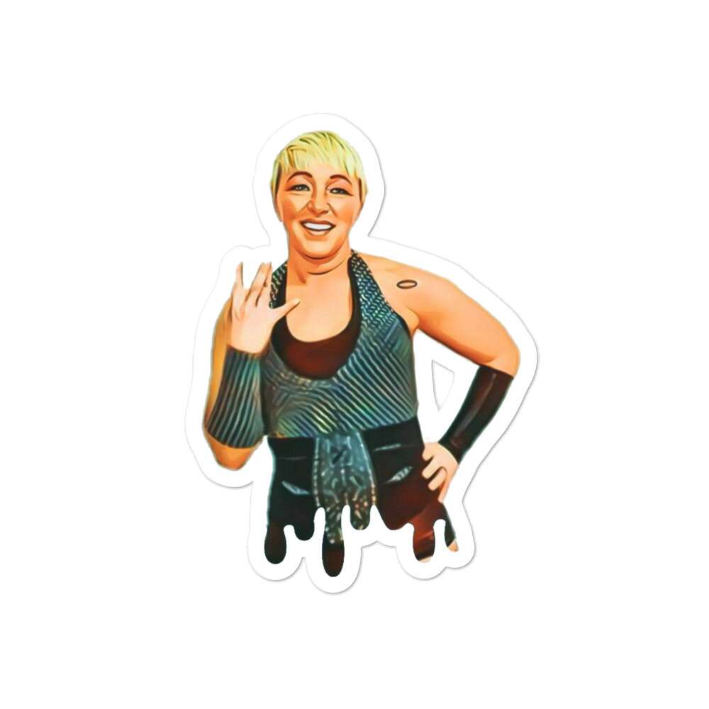 Randi West "W" Bubble-free stickers