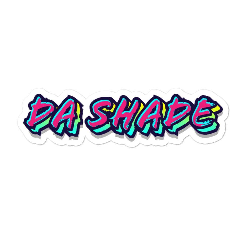 Da Shade "Shiny Shade" Bubble-free stickers