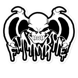 Funny Bone "Wings of Death" Bubble-free stickers